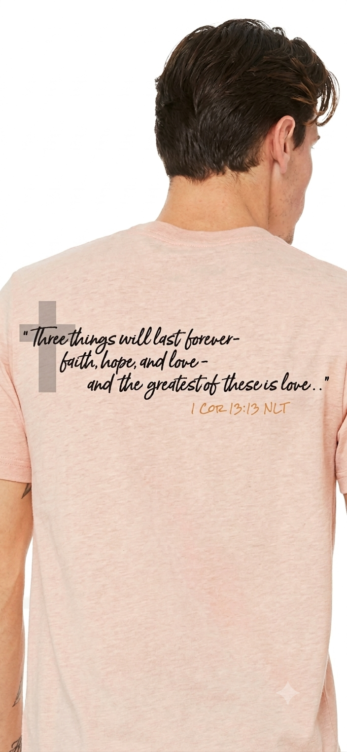 THE ENCOURAGING TEE - 1 Cor 13:13 NLT