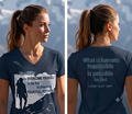 OVERCOME YOURSELF TEE - Luke 18:27 GNT